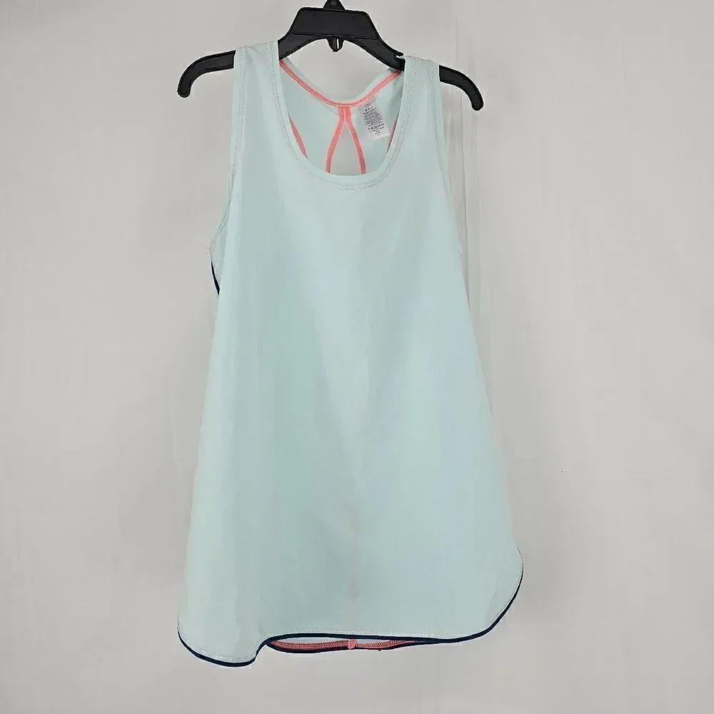 Ivivva Girls Split Back Tapered Athletic Tank Top Size 10